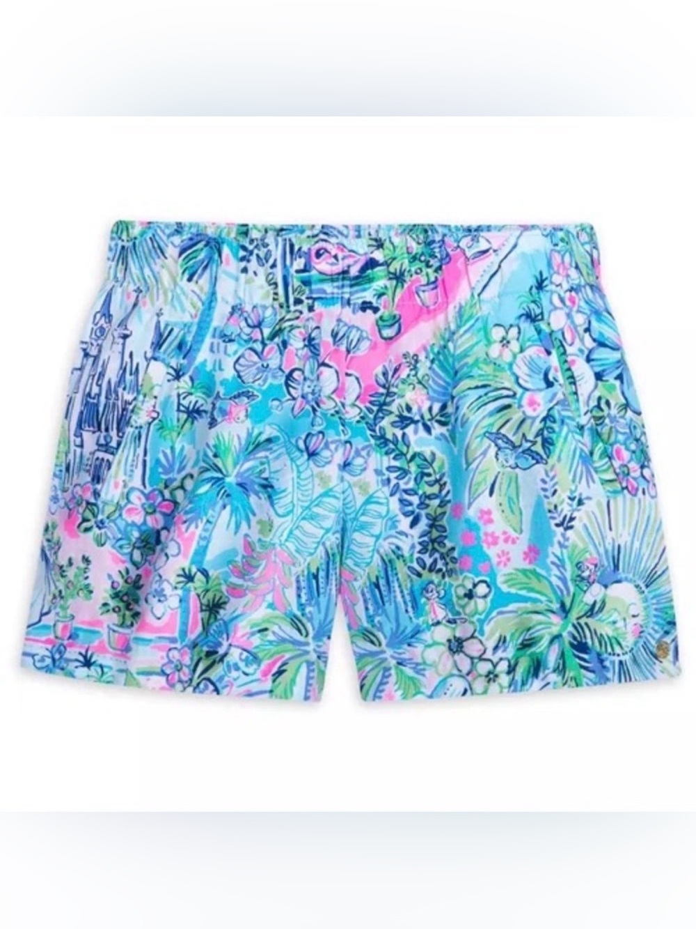 Lilly Pulitzer Disney Lilo Linen Shorts Lilly Loves Cinderella